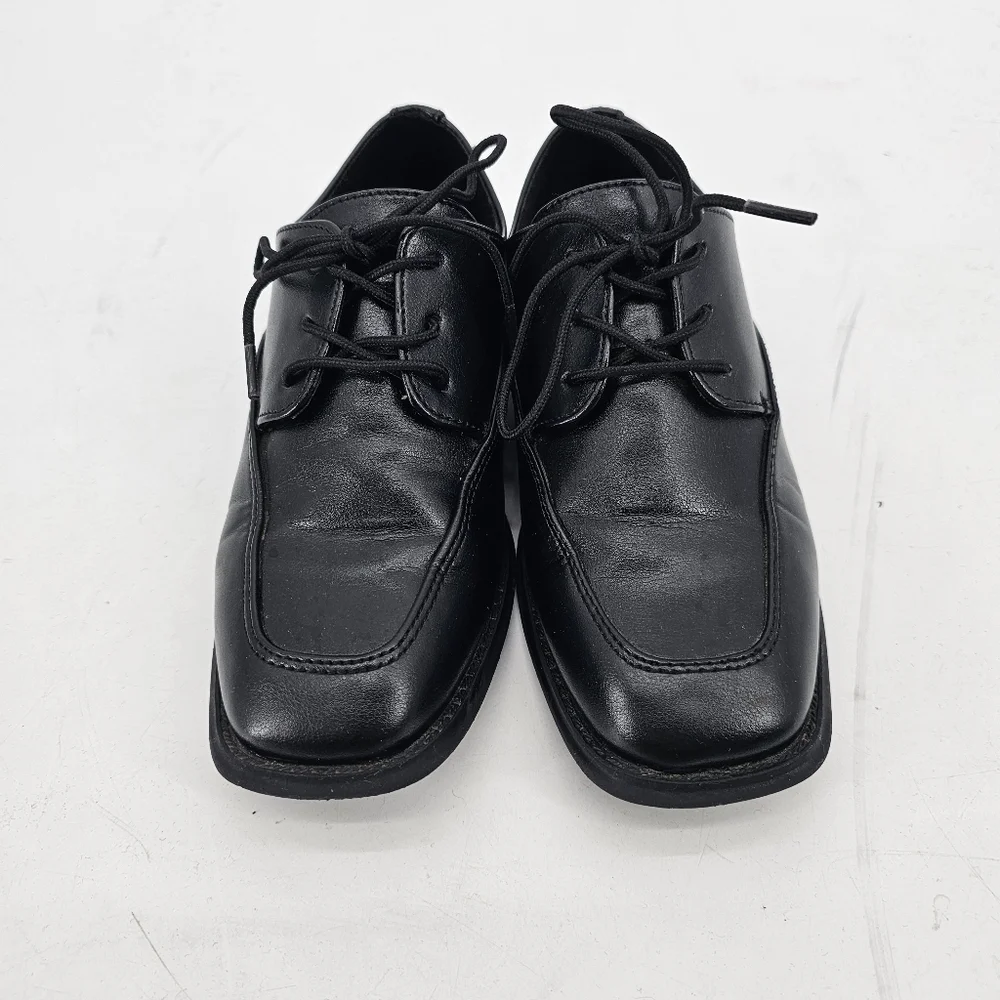 Sonoma Boys Black Lace Up Oxford Dress Shoes Size 2